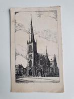 Mierlo Hout Kerk Sint Lucia Tekening / Ets, Verzamelen, Ophalen of Verzenden, 1940 tot 1960, Ongelopen, Noord-Brabant