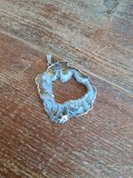 Zilveren hanger met gesteente, Ophalen of Verzenden, Zo goed als nieuw