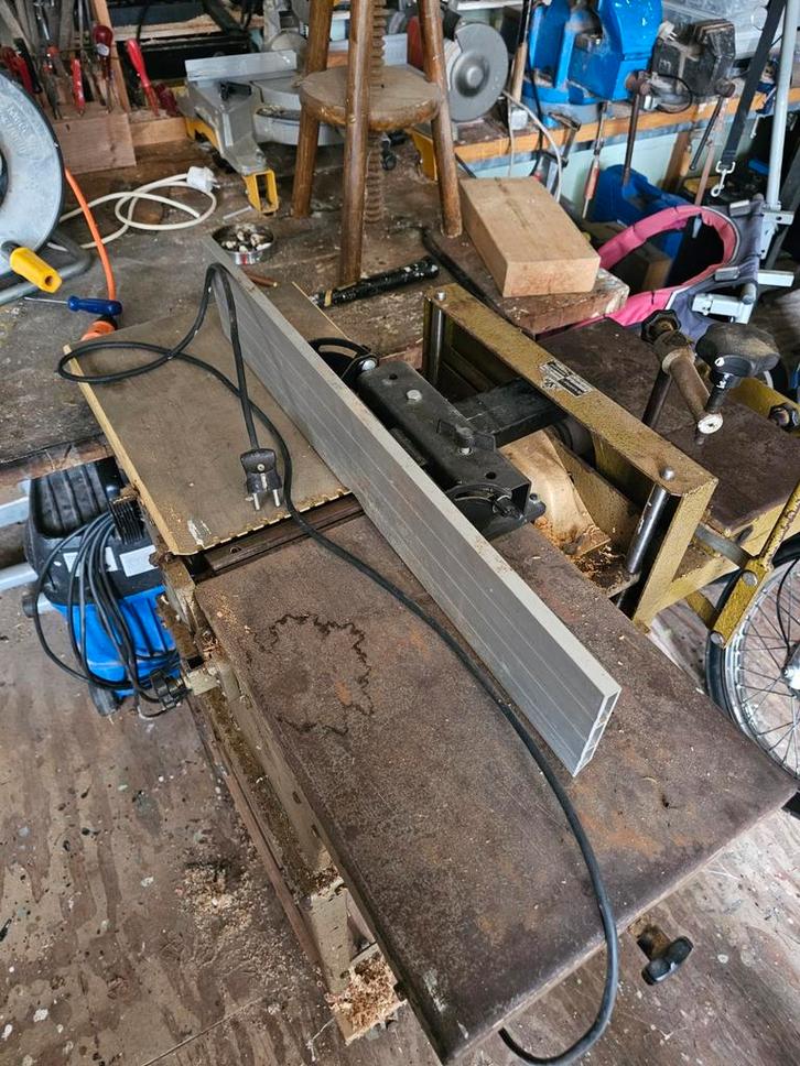 Scheppach Prima HM 1 Vlakbank - Pen Gatverbinding, Doe-het-zelf en Verbouw, Gereedschap | Overige machines, Gebruikt, Ophalen of Verzenden