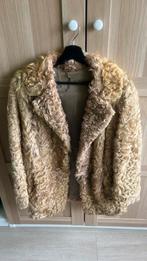 Blonde bontjas, Kleding | Dames, Jassen | Winter, Ophalen of Verzenden, Gedragen, Maat 38/40 (M), Beige