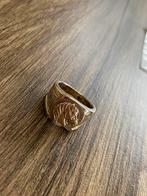 14karaat gouden paardenring, 18 tot 19, Heer, Ophalen of Verzenden, Zo goed als nieuw