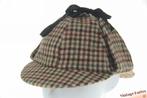 Vintage deerstalker Trapper pet Irish Tweed groen bruin 57, Kleding | Heren, Irish Tweed, Ophalen of Verzenden, Pet, 57 cm (M, 7⅛ inch) of minder