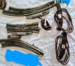 Fleischmann 5 piccolo wissels en 6 el. aandrijvingen., Gelijkstroom, Fleischmann, Rails, Ophalen of Verzenden