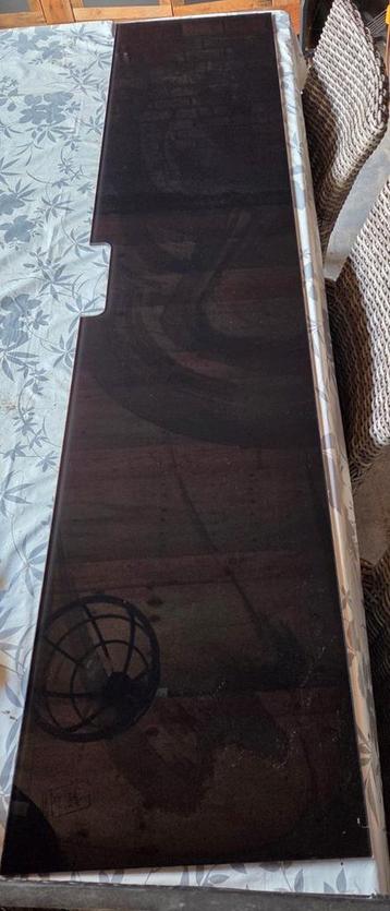 Besta Toppaneel voor tv, glas zwart, 180x40cm 002.953.04  beschikbaar voor biedingen