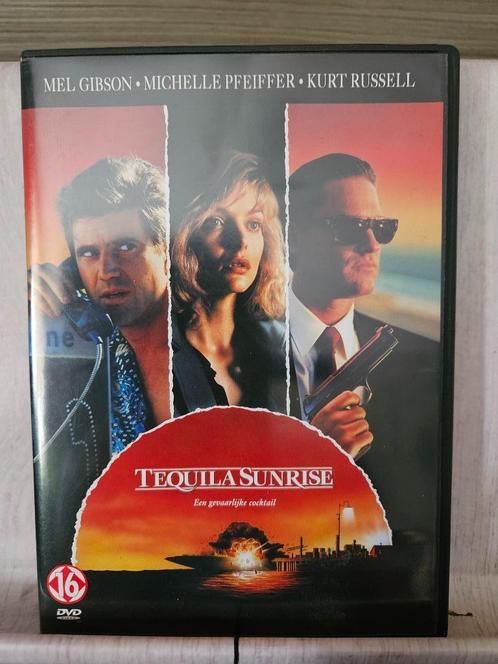 Tequila Sunrise (1988) Mel Gibson, Kurt Russell - Dvd, Cd's en Dvd's, Dvd's | Actie, Zo goed als nieuw, Actie, Vanaf 16 jaar, Ophalen of Verzenden