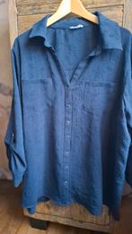 Donkerblauwe blouse maat 52 Paprika, Ophalen of Verzenden