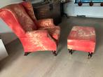 Fauteuil met hocker, Ophalen, Eenpersoons, Minder dan 75 cm, Klassiek met moderne bekleding
