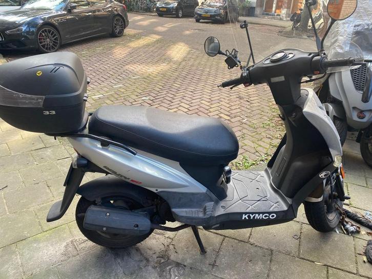 Kymco Agility 50 Scooter Grijs, Fietsen en Brommers, Scooters | Kymco, Gebruikt, Agility, Maximaal 45 km/u, Benzine, Ophalen