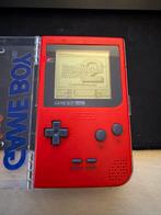 Gameboy Pocket Rood + Super Mario Land 2 + Hardcase, Spelcomputers en Games, Ophalen, Gebruikt, Game Boy Pocket, Met games
