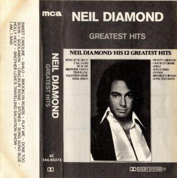  Neil Diamond – His 12 Greatest Hits    Cassette  Nieuw beschikbaar voor biedingen