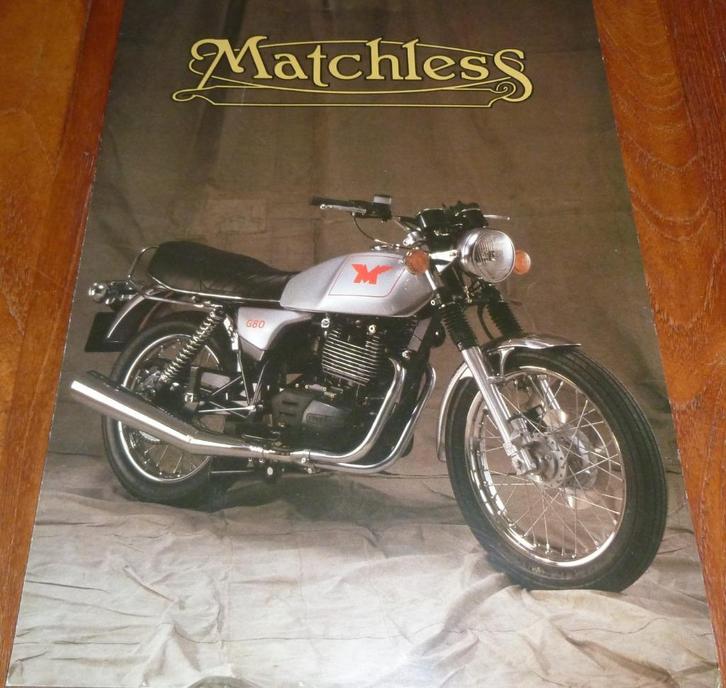 Folder MATCHLESS G80 Rotax 1988, Motoren, Handleidingen en Instructieboekjes, Overige merken, Ophalen of Verzenden