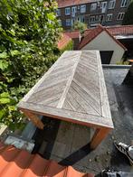 Houten tuintafel 200x100, Ophalen, Gebruikt, Rechthoekig, Hout