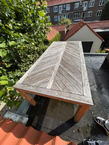 Houten tuintafel 200x100 beschikbaar voor biedingen