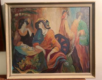 Schilderij van chique dames beschikbaar voor biedingen