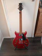 Elektrische gitaar Silvertone rood, Muziek en Instrumenten, Ophalen, Zo goed als nieuw, Overige merken