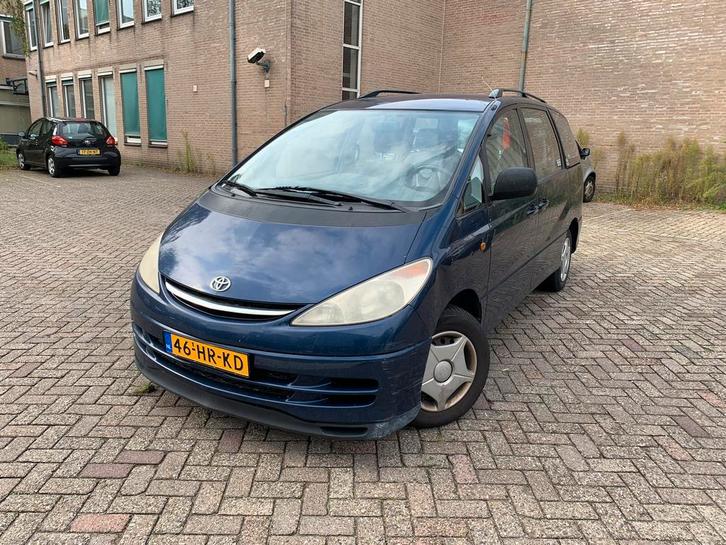 Toyota Previa 2.4 Vvt-i Linea Luna 2000 Blauw, Auto's, Toyota, Particulier, Previa, ABS, Airbags, Airconditioning, Alarm, Centrale vergrendeling