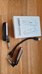 Lekato WS-70 draadloos gitaar systeem UHF wireless guitar, Ophalen of Verzenden, Zo goed als nieuw, Elektrische gitaar