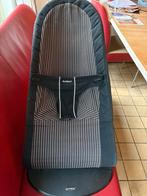 Baby Bjorn stoeltje in prima conditie,zwart/grijs/wit streep, Kinderen en Baby's, Wipstoeltjes, Gebruikt, Wipstoel, Met gordel(s) of riempje(s)