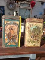 Antieke voorraad blikken groot, Ophalen