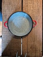 Emaille pan Bonyhád Hongarije, Huis en Inrichting, Keuken | Potten en Pannen, Gebruikt, Gietijzer, Keramische plaat, Ophalen