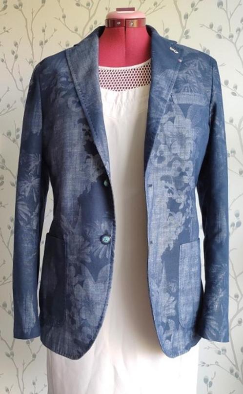 MANUEL RITZ Bijz.Jeans-Blauw Zomer-Colbert maat 50=38/40, Kleding | Dames, Jassen | Zomer, Zo goed als nieuw, Maat 38/40 (M), Blauw
