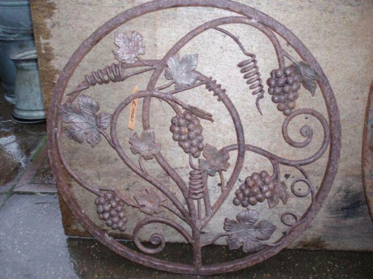 ijzeren ornamenten te koop., Tuin en Terras, Tuinwanddecoratie, Gebruikt, Ophalen
