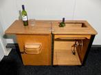 Vintage dranken buffet, Ophalen, Gebruikt, 100 tot 150 cm, Met deur(en)