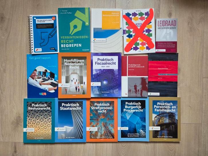 Diverse boeken HBO Rechten (1e jaars Windesheim), Boeken, Studieboeken en Cursussen, Gelezen, HBO, Alpha, Ophalen of Verzenden