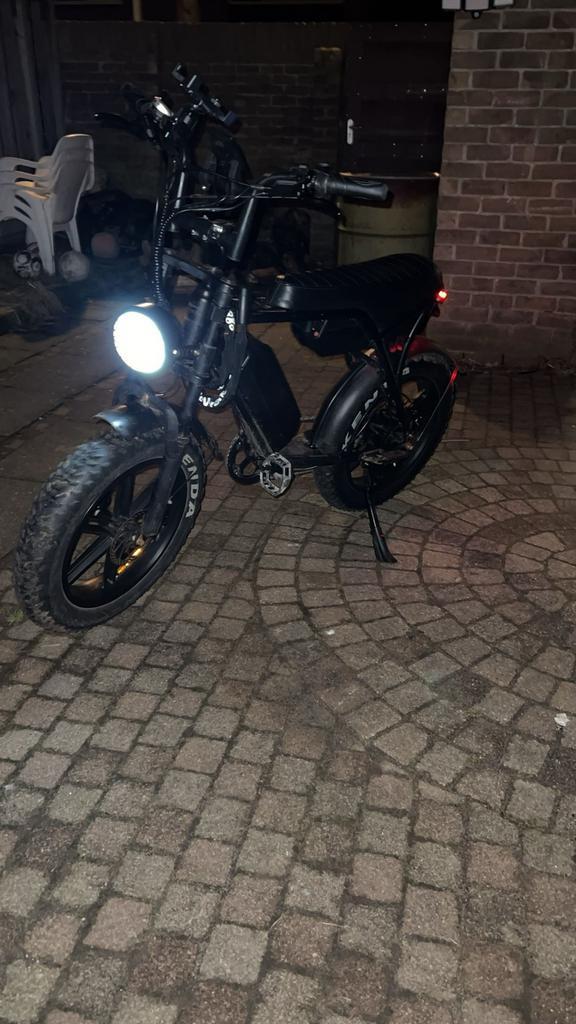 Fatbike met dubbele accu - Lange afstand!, Fietsen en Brommers, Elektrische fietsen, Gebruikt, Overige merken, 55 tot 59 cm, 50 km per accu of meer