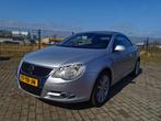 Volkswagen Eos 2.0 16V FSI 110KW 2006 Grijs leer, Auto's, Voorwielaandrijving, 74 €/maand, Zwart, 4 cilinders