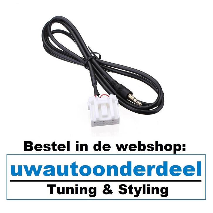 Mazda 2 3 5 6 Aux kabel input Mp3 Iphone Ipod CX-5 CX-7 RX8, Auto diversen, Tuning en Styling, Ophalen of Verzenden