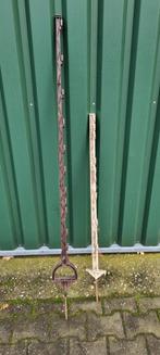 Stekpalen hoog kunstof wit en bruin GALLAGHER, Dieren en Toebehoren, Paarden en Pony's | Overige Paardenspullen, Ophalen, Zo goed als nieuw