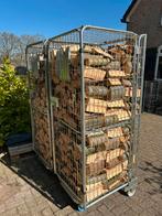 Openhaardhout vuren en eiken, Tuin en Terras, Haardhout, Minder dan 3 m³, Ophalen of Verzenden, Blokken