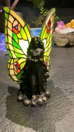 Tiffany Stijl Tafellamp Glas in Lood, Ophalen of Verzenden, Gebruikt, Glas, Minder dan 100 cm