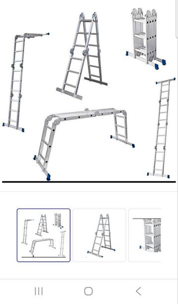 Aluminium Opvouwbare Ladder beschikbaar voor biedingen