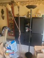 Twee Staande Lampen, Huis en Inrichting, Lampen | Vloerlampen, Ophalen, Glas, 150 tot 200 cm