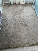Bruin wollen hoogpolig vloerkleed 240x170, Ophalen, Gebruikt, Bruin, 150 tot 200 cm