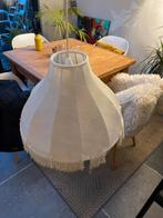 Lampenkap met franjes - Opknapper, Ophalen, Gebruikt, 25 tot 50 cm, Wit