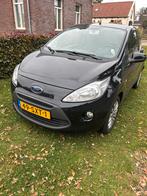 Ford Ka 1.2 69pk 2012 Zwart, Auto's, Ford, Voorwielaandrijving, 1242 cc, 4 cilinders, 4 stoelen