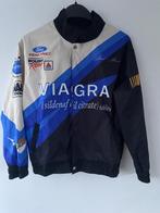 vintage nascar jacket viagra rush racing Large, Maat 52/54 (L), Blauw, Overige typen, Ophalen of Verzenden