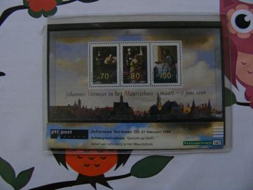 Postzegelmapje 147  Johannes Vermeer beschikbaar voor biedingen