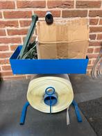 Omsnoeringsset met polyester band, spanner en metalen gespen, Ophalen, Zo goed als nieuw