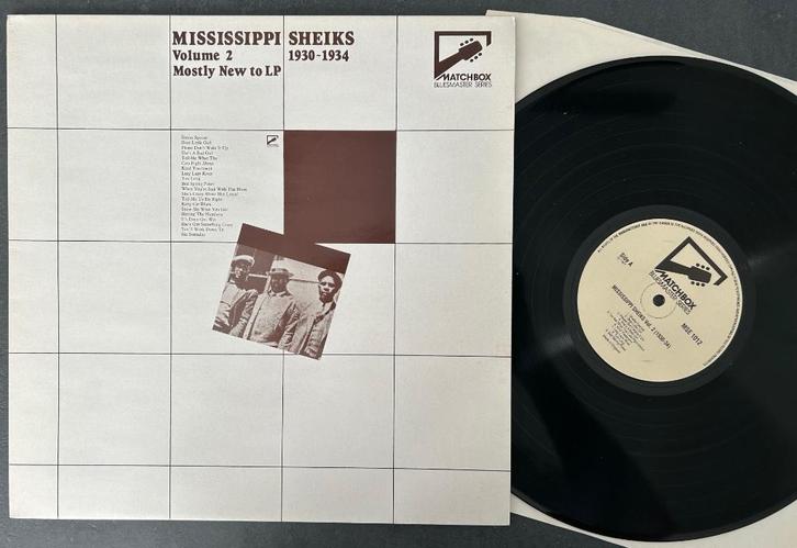 MISSISSIPPI SHEIKS - 1930-1934 ( LP ), Cd's en Dvd's, Vinyl | Jazz en Blues, Zo goed als nieuw, Blues, Voor 1940, 12 inch, Ophalen of Verzenden