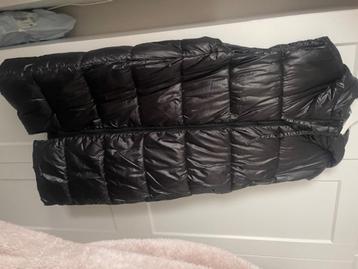 H&M - hippe lange bodywarmer zwart maat L beschikbaar voor biedingen