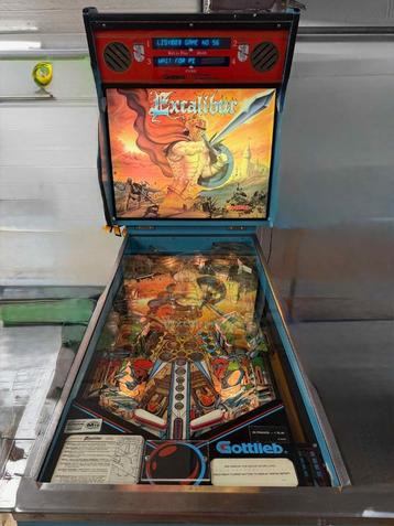 Flipperkast Excalibur Gottlieb Pinball 1988 beschikbaar voor biedingen