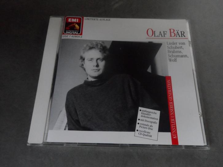 Olaf Bär/ Lieder von Schubert Brahms Schumann Wolf - CD, Cd's en Dvd's, Cd's | Klassiek, Verzenden