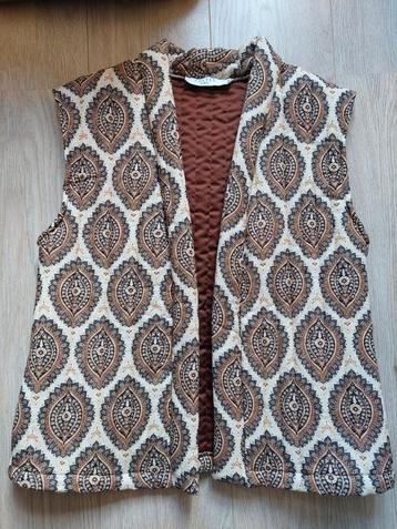 Padded gilet Costes, paisley motief maat M/L beschikbaar voor biedingen