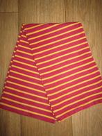 Bretonse sjaal steenrood/geel., Ophalen of Verzenden, Zo goed als nieuw, Maat 42/44 (L), Sjaal