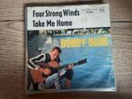 Country singel Bobby Bare  "Four strong winds", Ophalen of Verzenden, Overige formaten