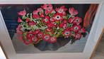 Vincent van Ojen - Rode Anemonen Houtdruk, Ophalen